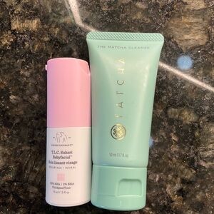 Tatcha Matcha Cleanse & Drunk Elephant Pink T.L.C. Sukari Babyfacial